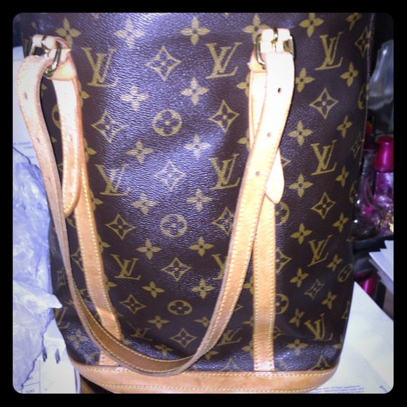 Authentic LV large bucket bag