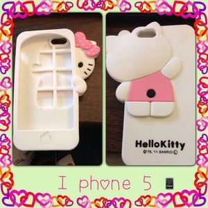 📱 Iphone 5 hello kitty case.