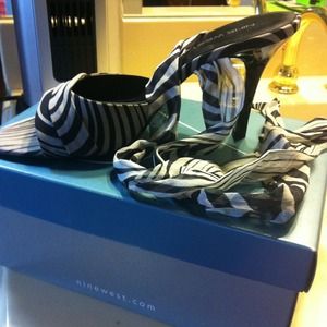 High heel ankle wrap sandal