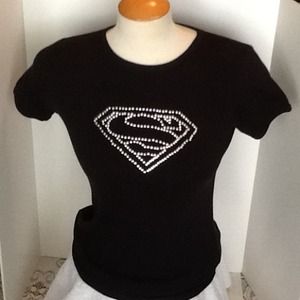 Black tee with studs