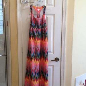 Bright, fun maxi dress!