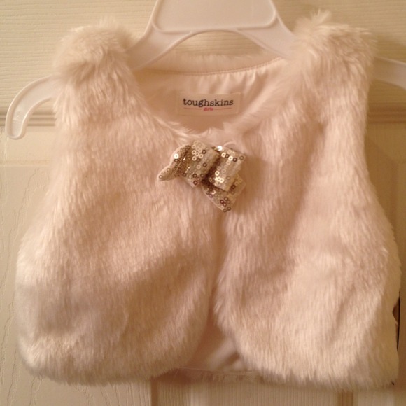 Baby girl faux fur vest - Picture 2 of 2