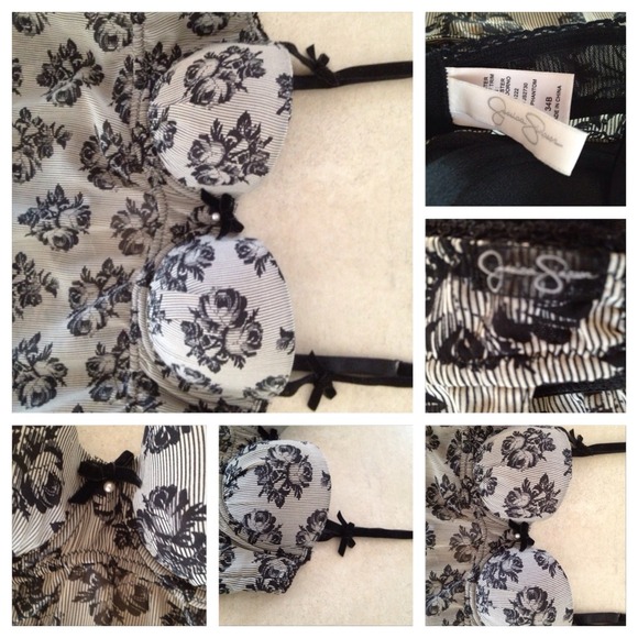 🌹SOLD🌹🔳Jessica Simpson Corset Bustier 💋Sexy💋 - Picture 2 of 4