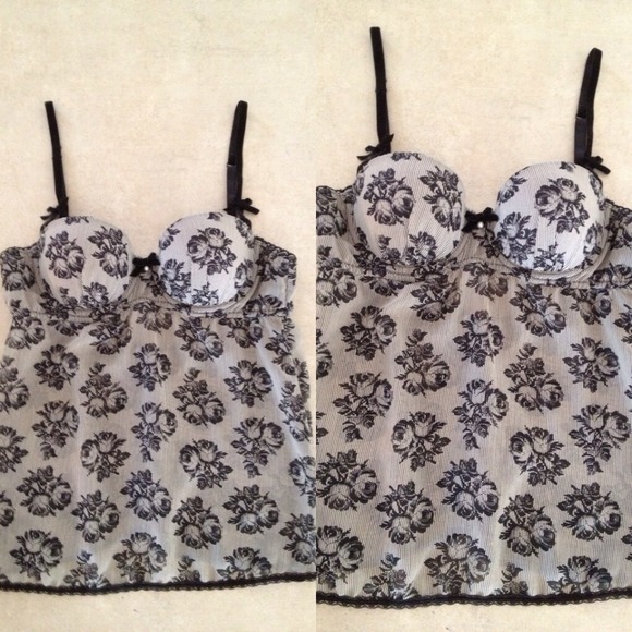 🌹SOLD🌹🔳Jessica Simpson Corset Bustier 💋Sexy💋 - Picture 3 of 4