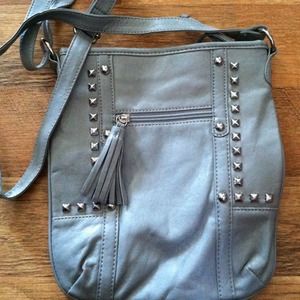Grey Cross Body Bag