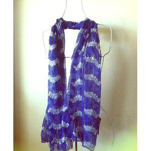 Women's Acessories Zebra Scarf
