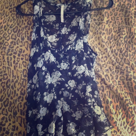 Floral sheer tank
