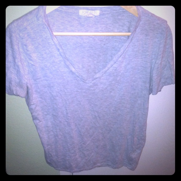 Forever 21 grey pocket tee