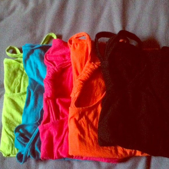 Razor back tank bundle- 4 colors available❤💙💚💜