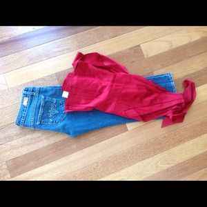 Bundle of Paige Capri Ann Taylor Silk top