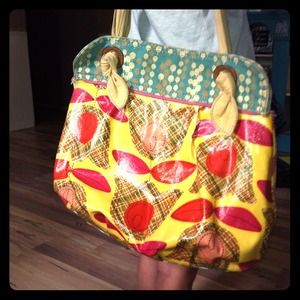 REDUCED TODAY ONLY Fossil Canvas Purse Tote