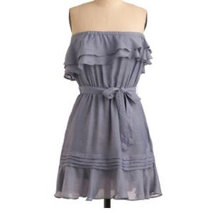"Periwinkle of an eye" dress from modcloth.com.