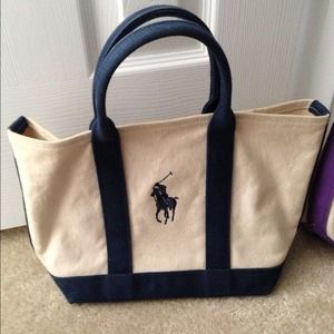 Ralph Lauren Classic Polo Canvas purse