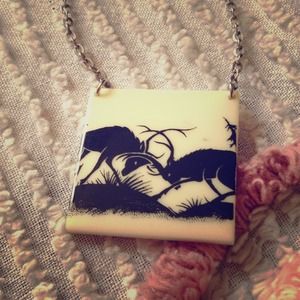 Deer necklace