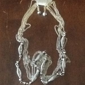 Necklace and earrings