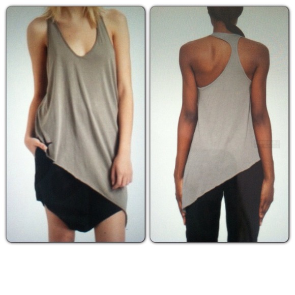 Helmut Lang Tops - SOLD in bundle Helmut Lang asymmetric tank