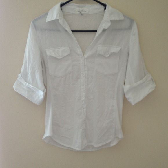 White button up shirt