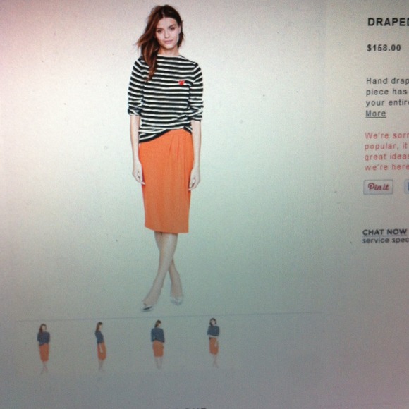 🔴SOLD🔴J. Crew Draped Skirt