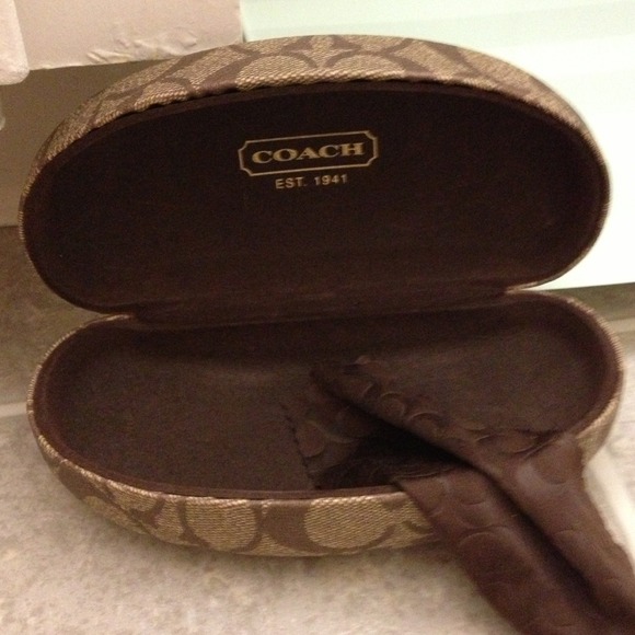 Authentic COACH glasses case