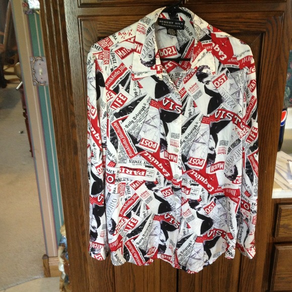 100% SILK Fashion Shirt