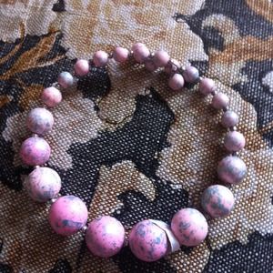 Vintage 1960 wooden choker