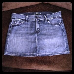 7 for all man kind skirt