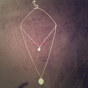Silver/turquoise Necklace