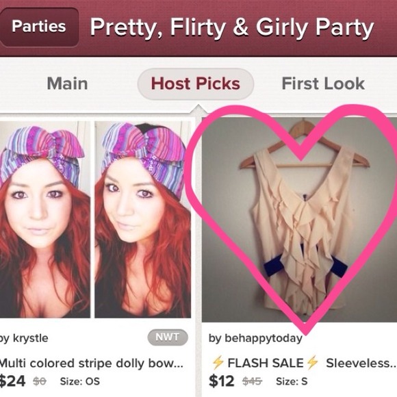 ❌SOLD❌ Sleeveless Belted Ruffle Blouse - Picture 4 of 4