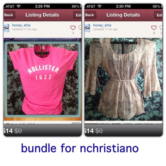 Bundle tops for nchristiano
