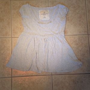 Gray babydoll top!