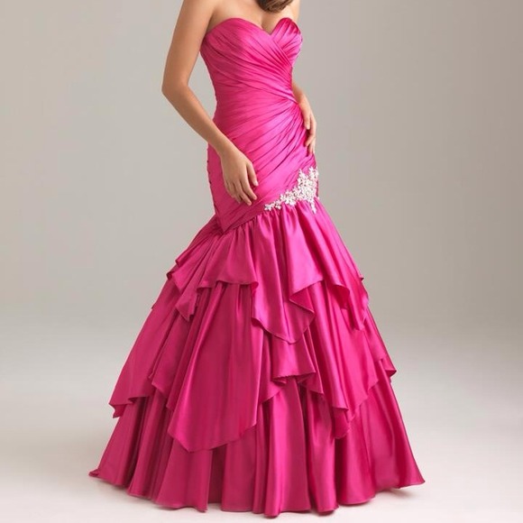 Fuchsia Prom Dress - Picture 1 of 1