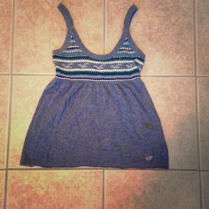 Medium Hollister babydoll tank!