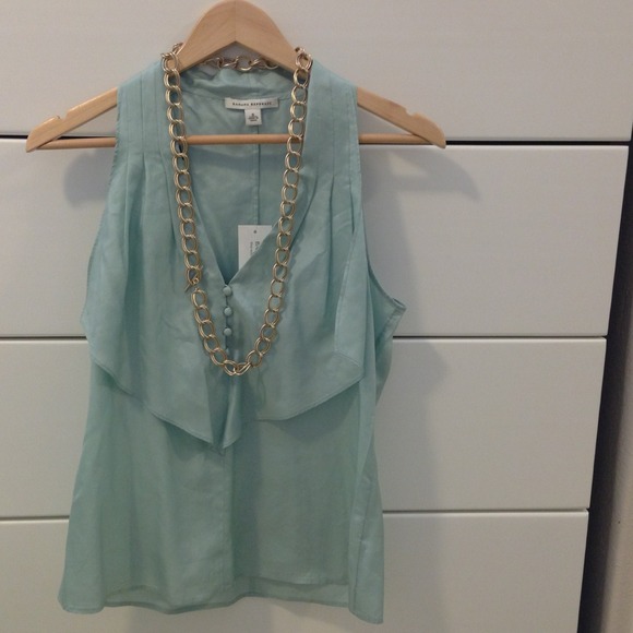 *sold*Banana republic blouse size S mint/ sea foam