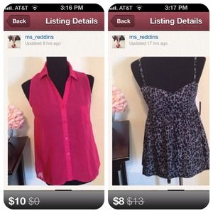 ❤Trade NWT woven/spaghetti & Pink hi- low chiffon