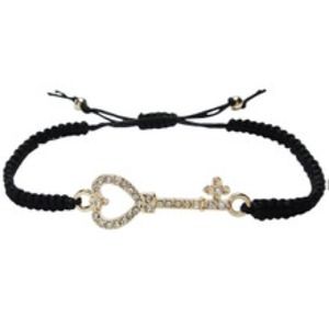 Beautiful heart key bracelet!