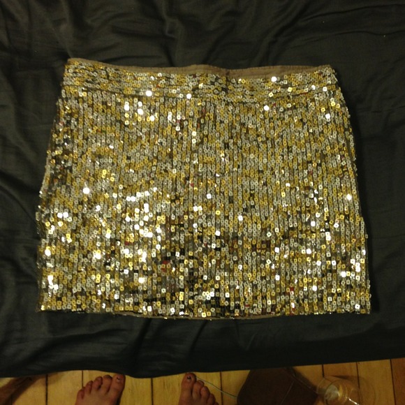 Abercrombie & Fitch sequin mini skirt