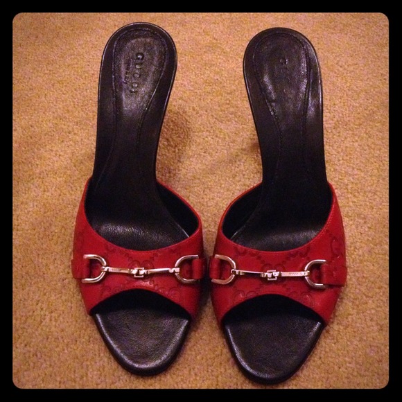 Guccissima mules never worn.