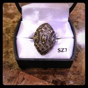 Marcasite ring