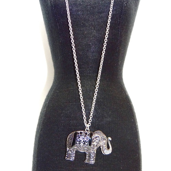 Elephant necklace (long)