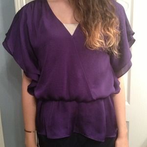 Violet & Claire purple blouse size medium.