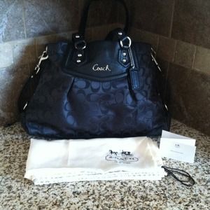 Authentic Coach purse, dust bag, care instructions