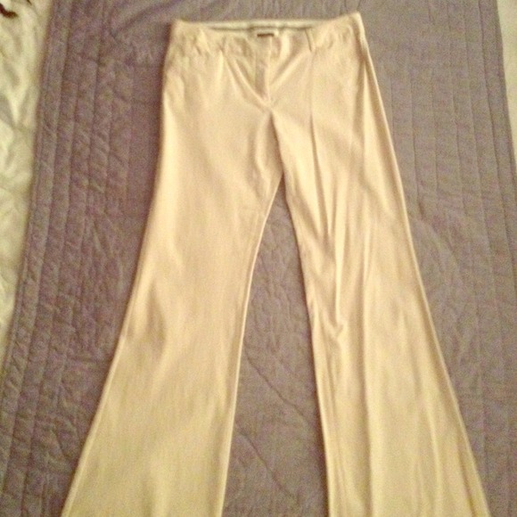 Reduced!! Express Editor Pants size 6 cream color
