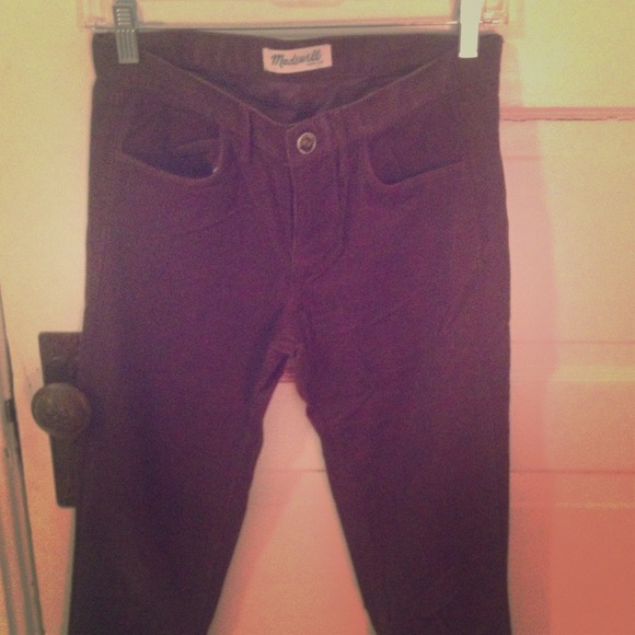 Madewell Brown Corduroy Jeggings