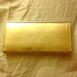 Gold wallet/clutch