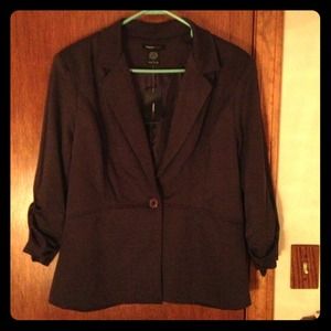 Charcoal blazer