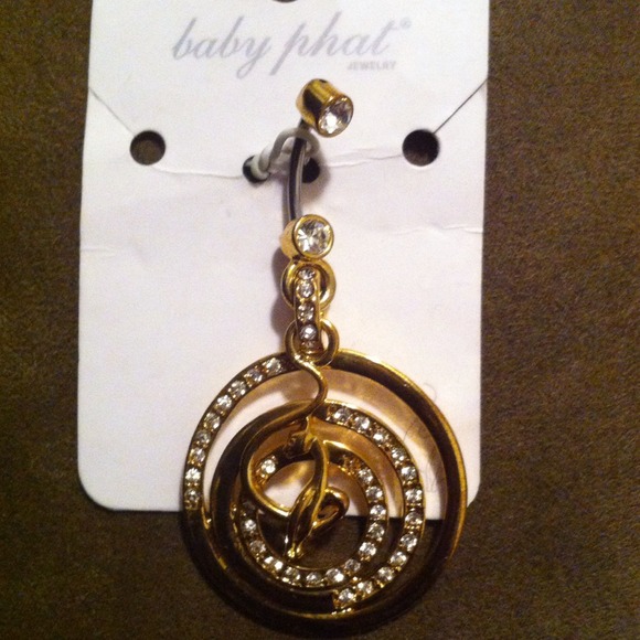 TRADED💜Gold Baby Phat Belly Piercing ;)💜