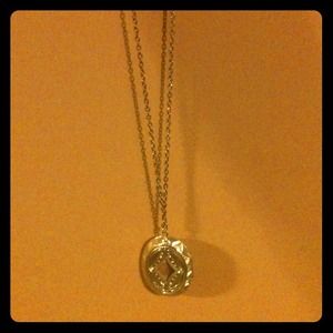 Silver locket necklace