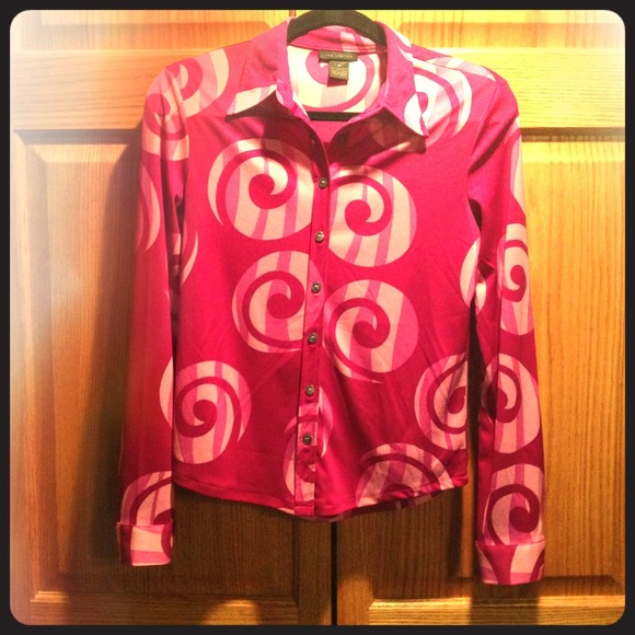 Sold in Bundle - The Limited Fushia & Pink Blouse
