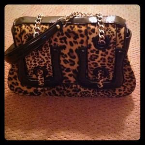 Animal print handbag