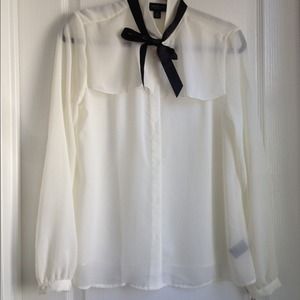 Never worn Jason Wu for Target white blouse M